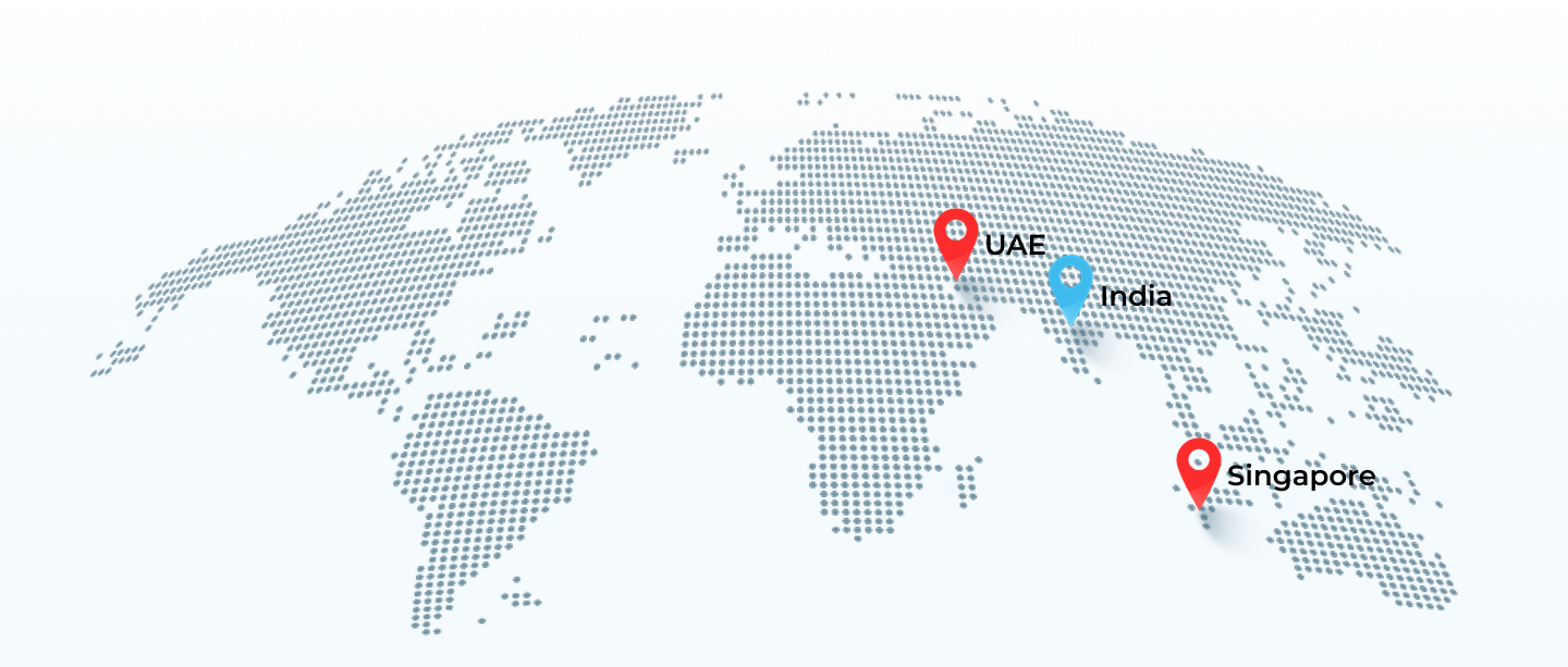 Our Offices - UAE, India, Singapore